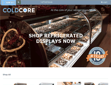 Tablet Screenshot of coldcoreinc.com